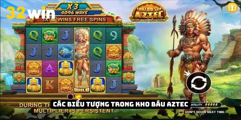 Các biểu tượng phổ biến tại kho báu Aztec