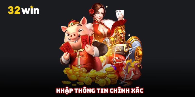 Hội viên nên nhập đúng thông tin tránh bị gián đoạn