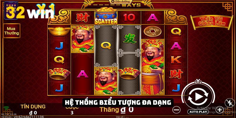 Nhiều biểu tượng và tính năng hấp dẫn trong game